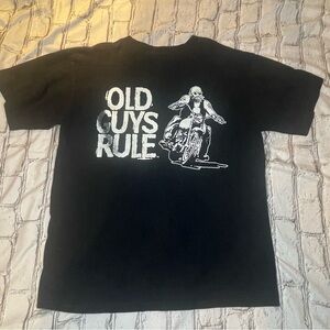 Vintage Old Guys Rule Biker T-Shirt